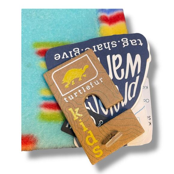 Turtle Fur Neck Warmer Gaiter Kids 3-6 Years Playful Prints Fleece Single Layer - Picture 5 of 11